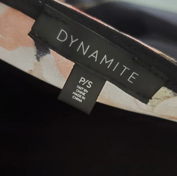 Dynamite S Soft Romantic Whimsigoth Fairy Grunge Floral Criss-Cross Back Blouse - Picture 6 of 11